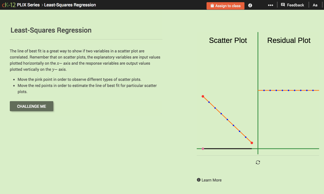Least-Squares Regression Interactive