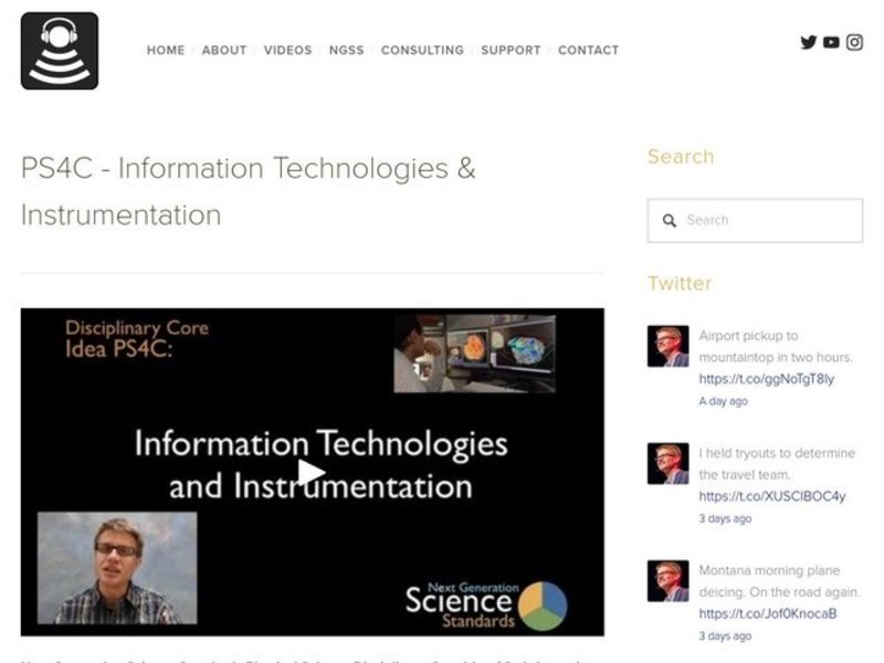 PS4C - Information Technologies and Instrumentation Instructional Video