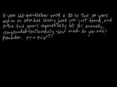 Continuous Compounding Interest Instructional Video