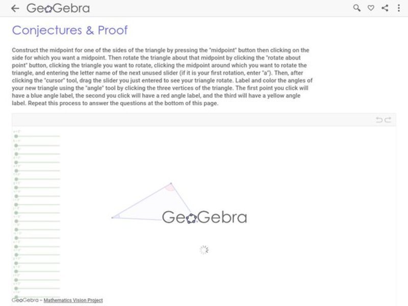 Conjectures and Proof Interactive