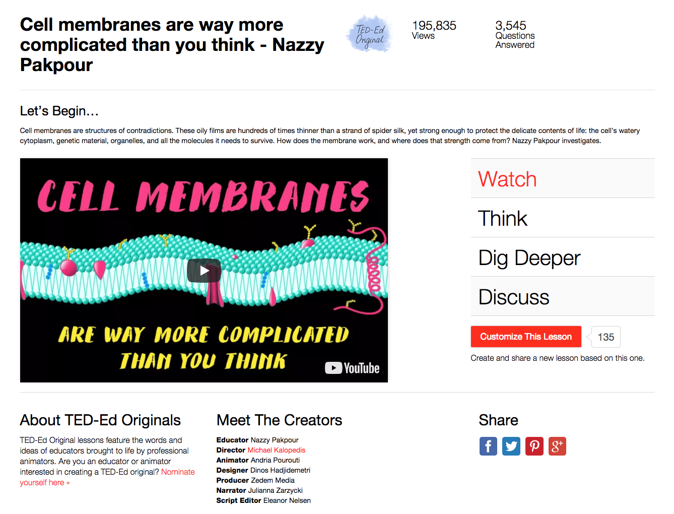 Cell Membranes Are Way More Complicated Than You Think Instructional Video