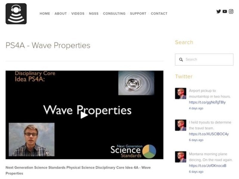 PS4A - Wave Properties Instructional Video
