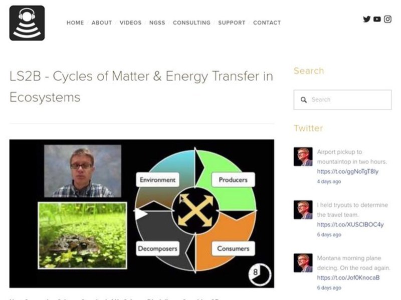 LS2B - Cycles of Matter and Energy Transfer in Ecosystems Instructional Video