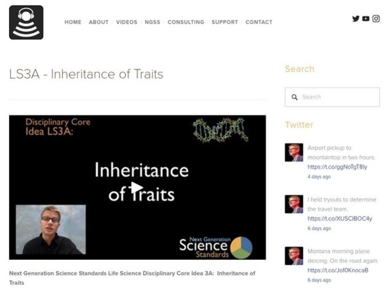 LS3A - Inheritance of Traits Instructional Video