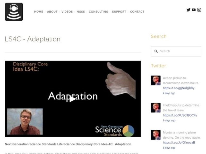 LS4C - Adaptation Instructional Video