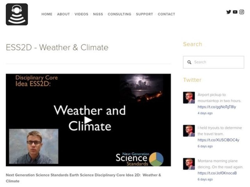 ESS2D - Weather and Climate Instructional Video