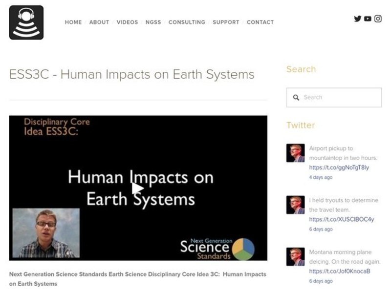 ESS3C - Human Impacts on Earth Systems Instructional Video