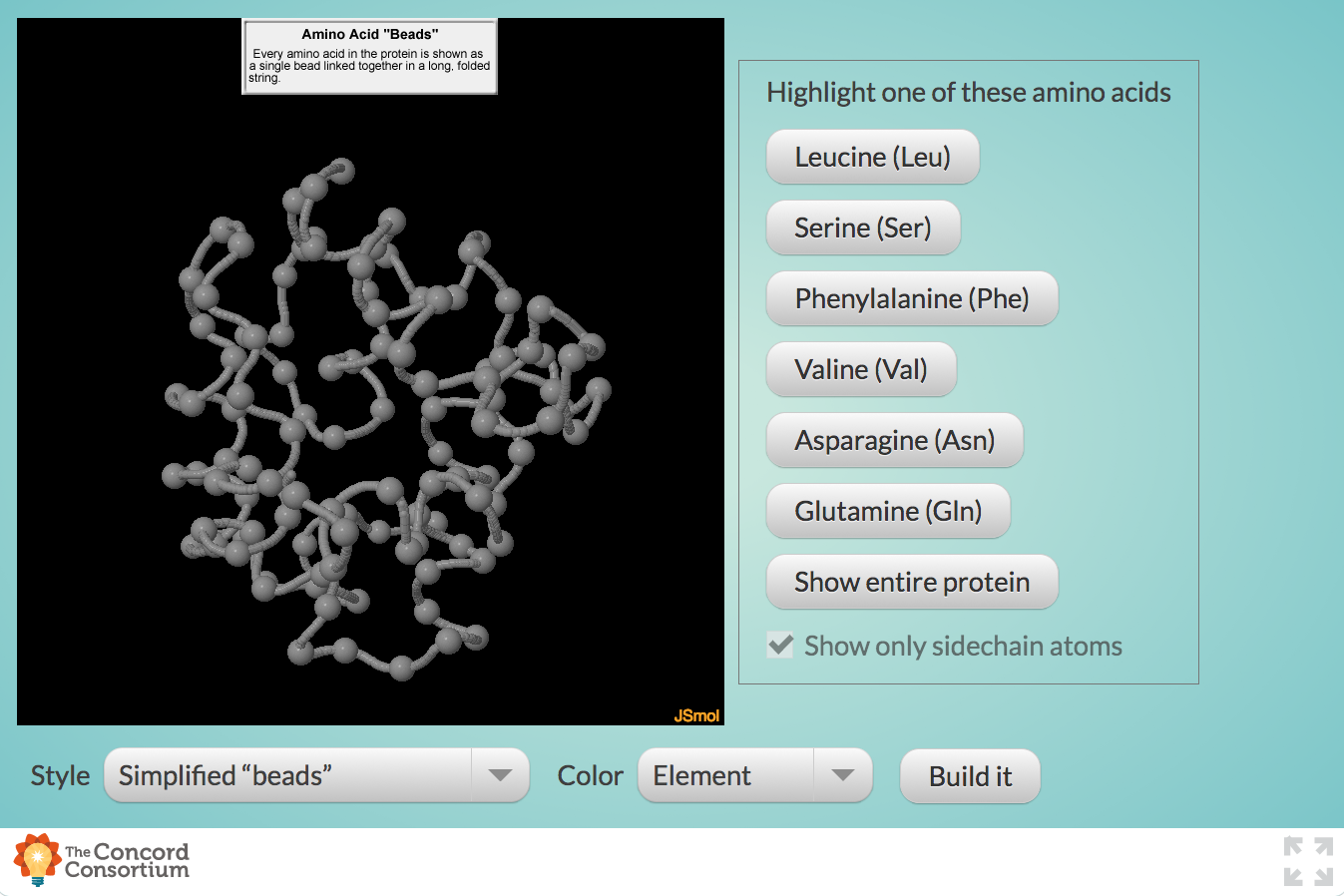 Exploring Protein 3D Structure Interactive