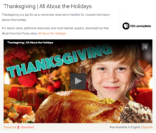 Thanksgiving | All About the Holidays Instructional Video