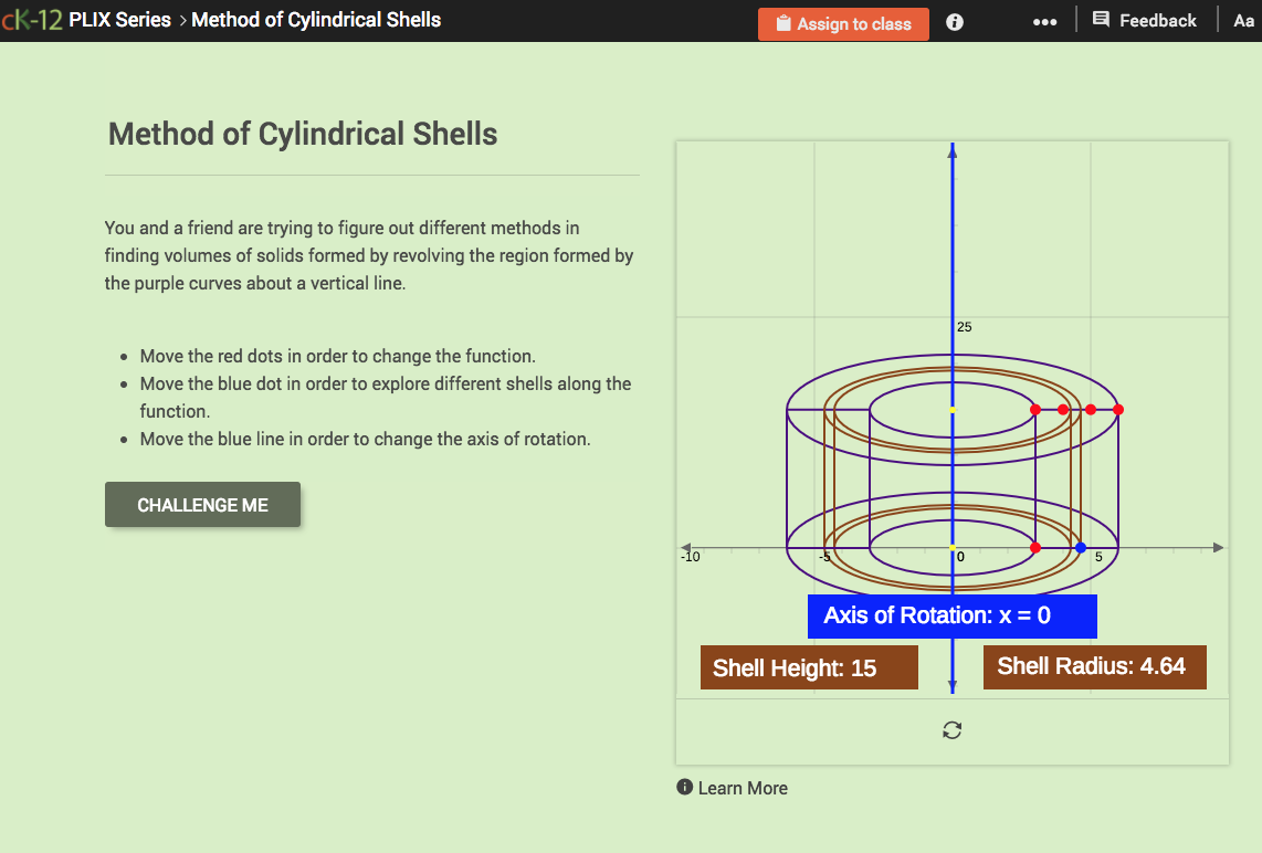 Method of Cylindrical Shells Interactive