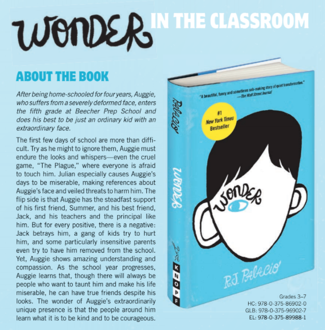 Wonder in the Classroom Lesson Plan