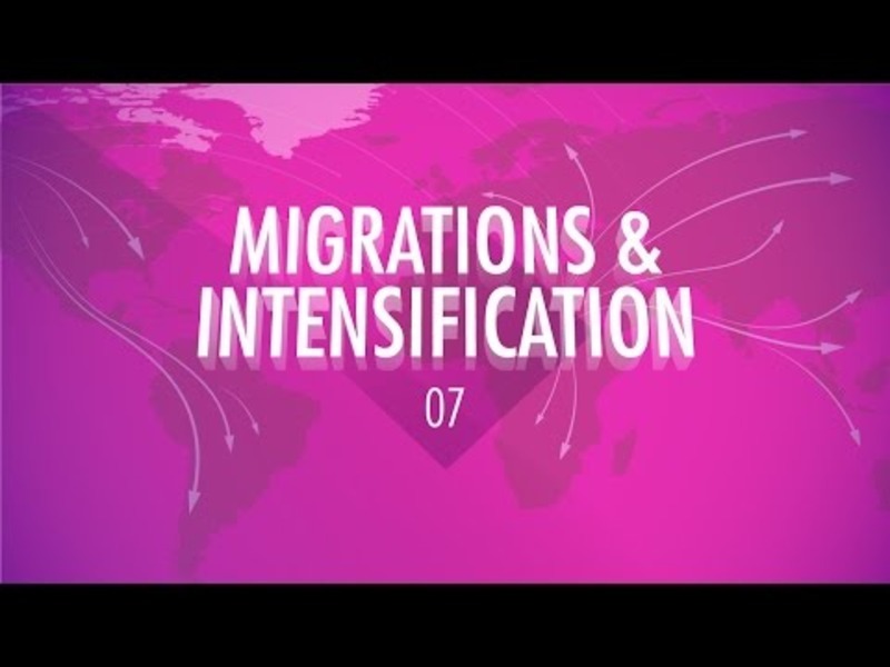 Migrations and Intensification: Crash Course Big History #7 Instructional Video
