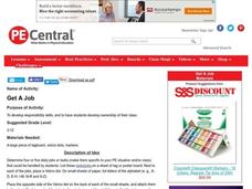 Get A Job Lesson Plan