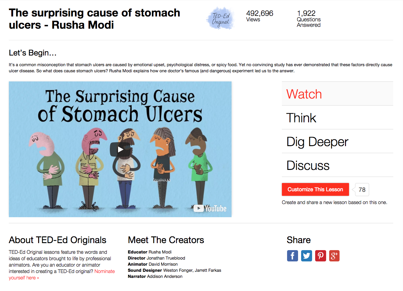 The Surprising Cause of Stomach Ulcers Instructional Video
