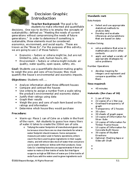 Decision Graphic Introduction Lesson Plan