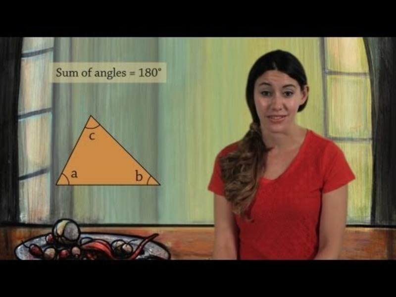 Sum of the Angles in a Triangle Instructional Video
