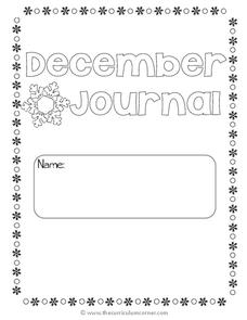 December Writing Journal Printables