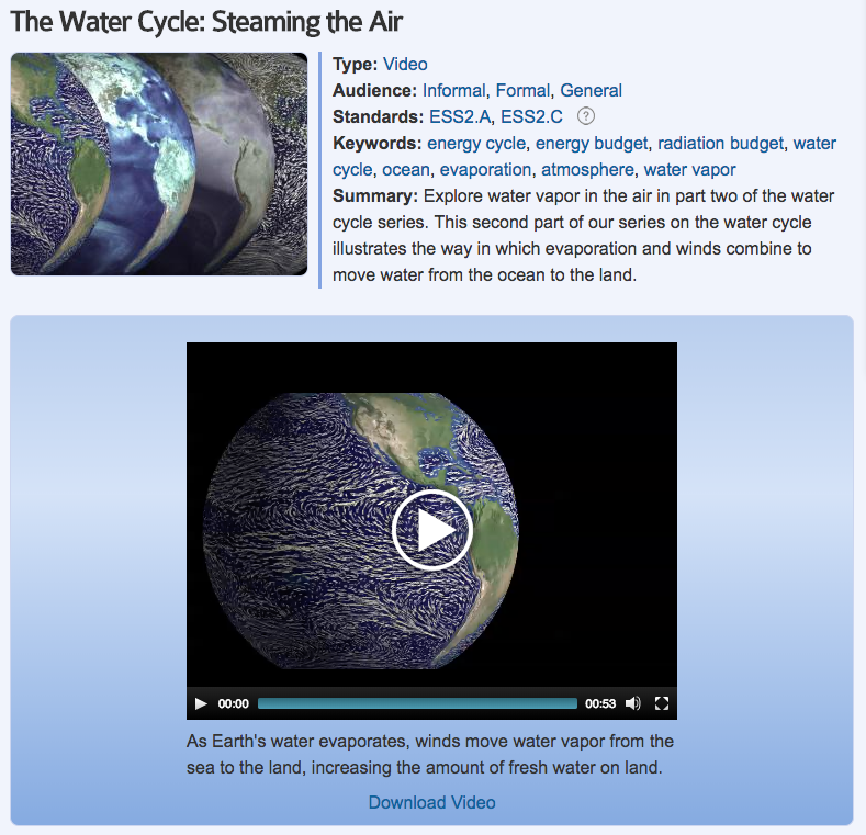 The Water Cycle: Steaming the Air Instructional Video