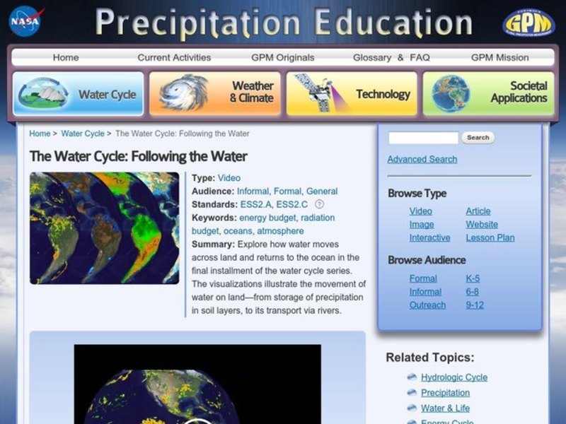 The Water Cycle: Following the Water Instructional Video