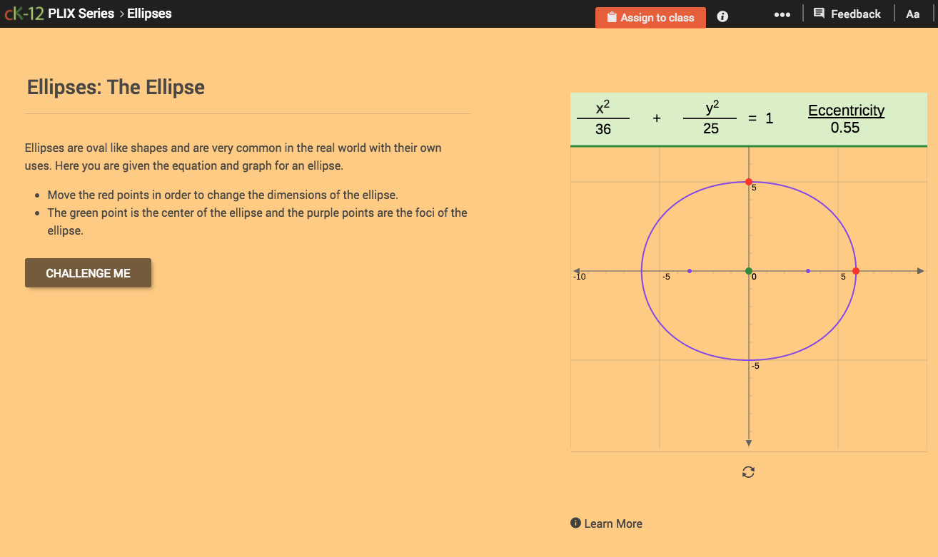 Ellipses: The Ellipse Interactive