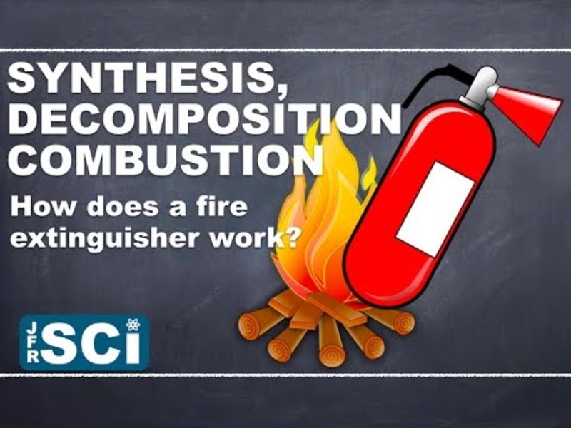 Combustion, Synthesis, Decomposition: How Does a Fire Extinguisher Work? Instructional Video