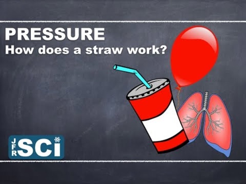 Pressure: How Does a Straw Work? Instructional Video