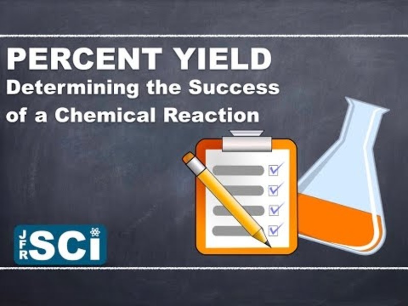 Percent Yield: Determining the Success of a Chemical Reaction Instructional Video