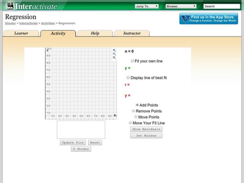 Regression Interactive