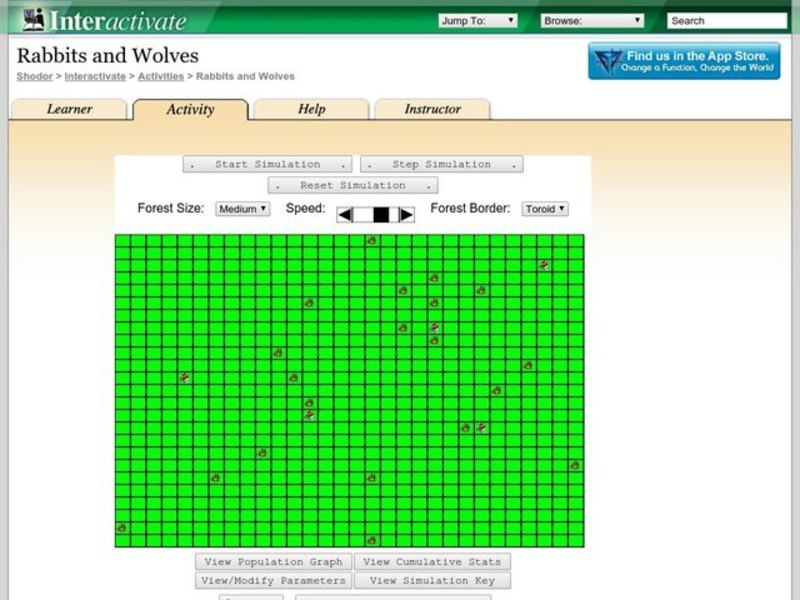 Rabbits and Wolves Interactive