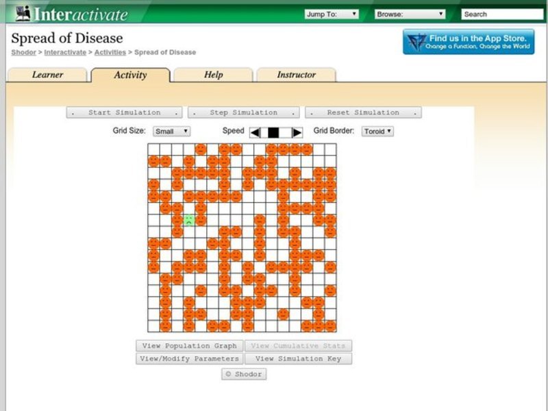 Spread of Disease Interactive