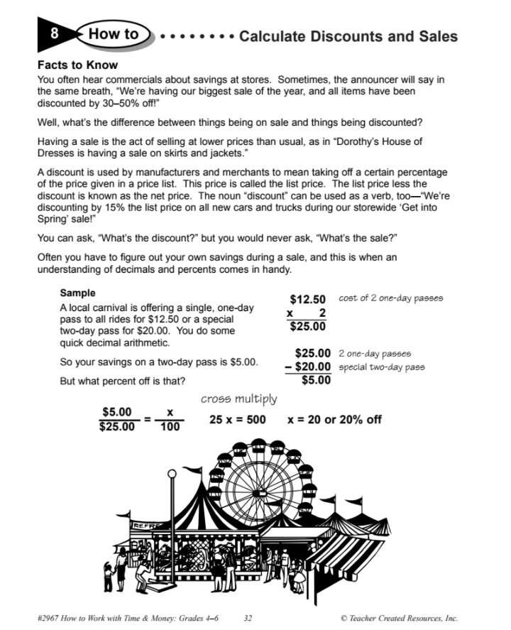 How to Calculate Discounts and Sales Worksheet