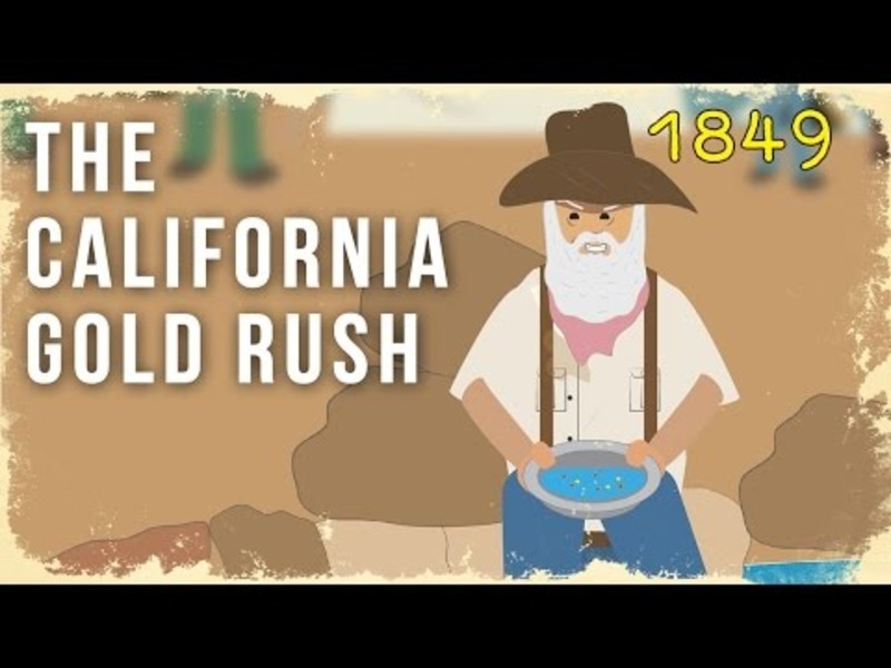 The California Gold Rush Cartoon 1849 (The Wild West) Instructional Video