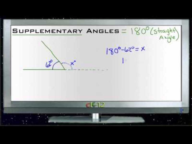 Supplementary Angles: Lesson Instructional Video