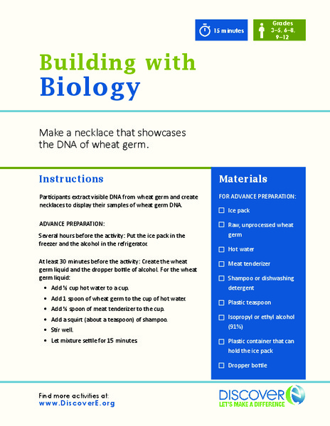 Building with Biology Activity