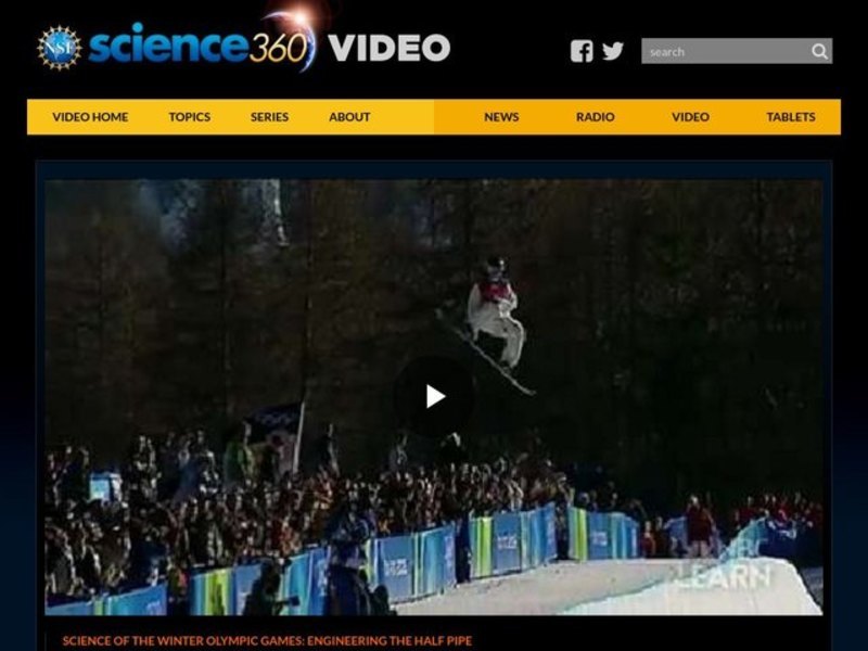 Engineering the Half Pipe—Science of the Winter Olympic Games Instructional Video
