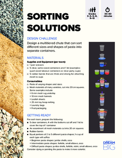 Sorting Solutions Activity