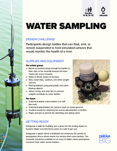 Water Sampling Activity
