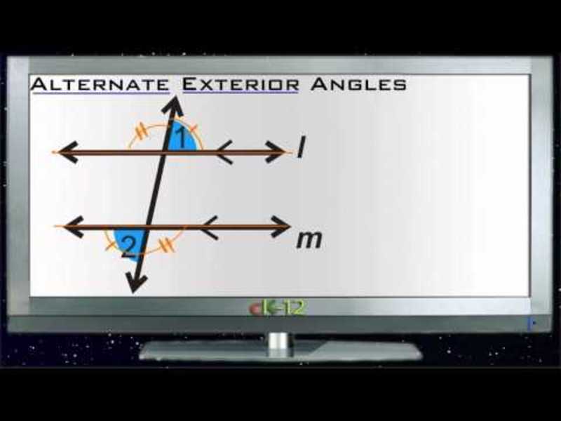 Alternate Exterior Angles: Lesson Instructional Video
