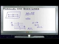Parallel and Skew Lines: Lesson Instructional Video