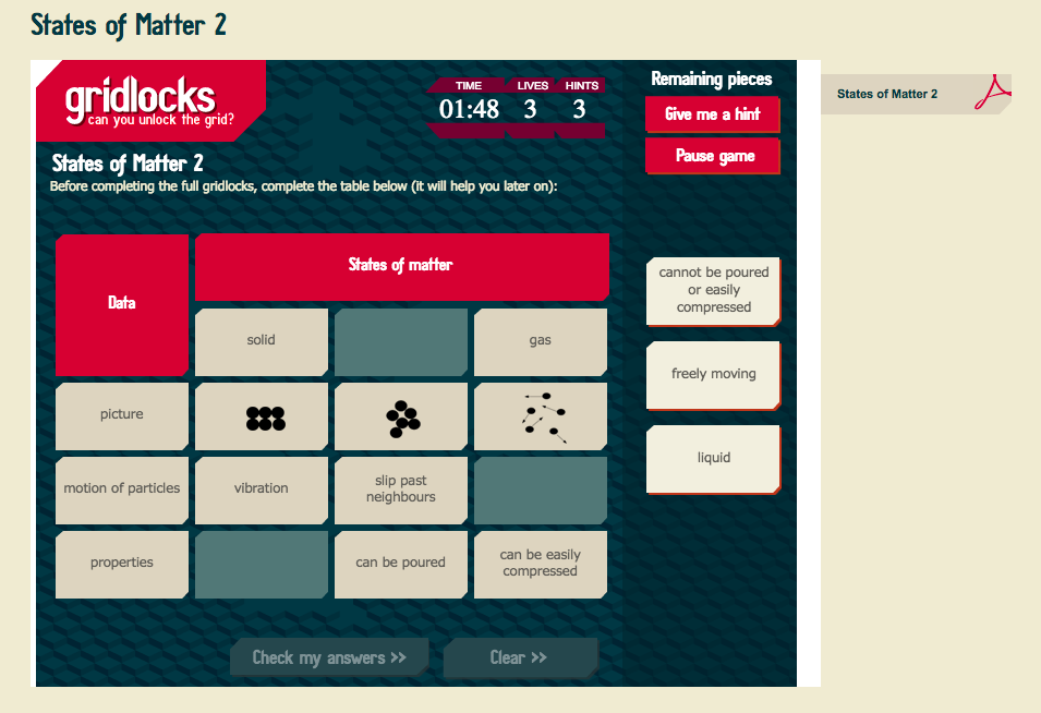 States of Matter 2 Interactive