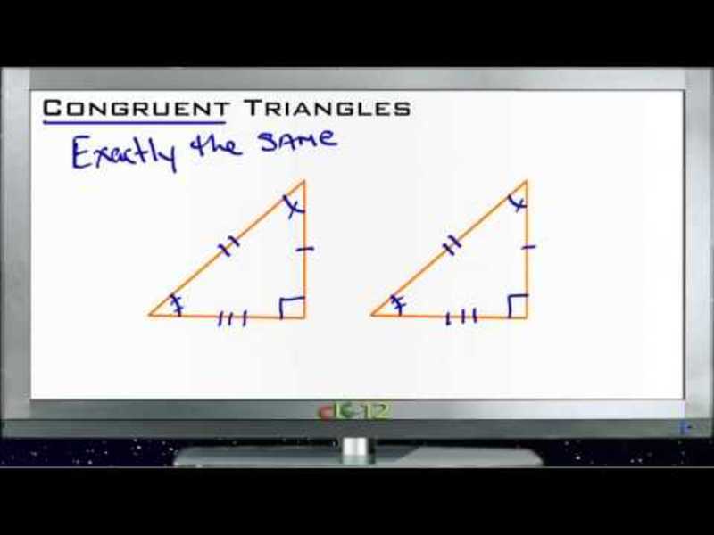 Congruent Triangles: Lesson Instructional Video