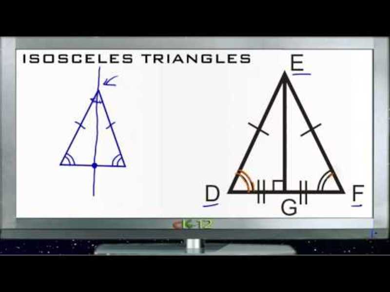 Isosceles Triangles: Lesson Instructional Video