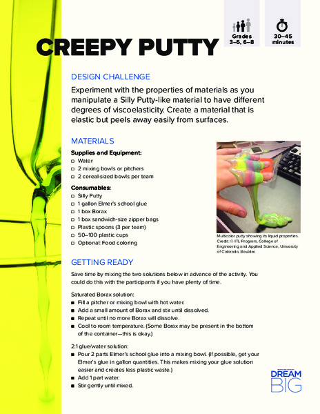 Creepy Putty Activity