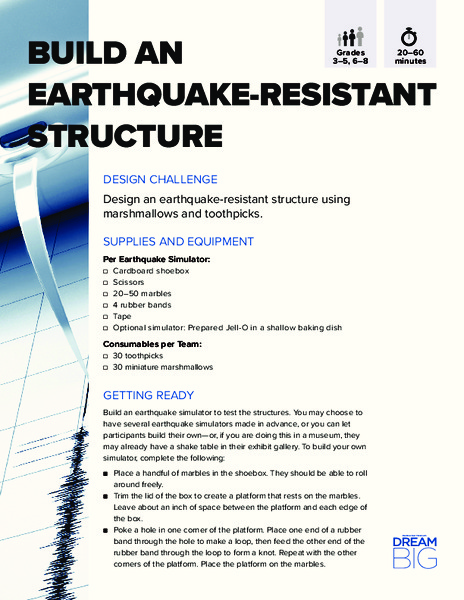 Build an Earthquake-Resistant Structure Activity