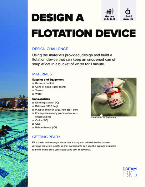 Design a Flotation Device Activity