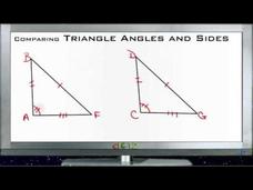 Comparing Triangle Angles and Sides: Lesson Instructional Video