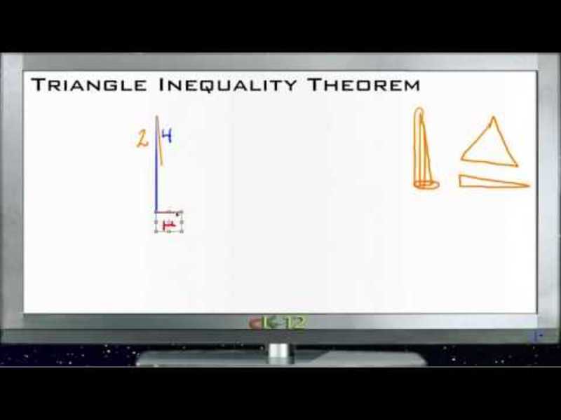 Triangle Inequality Theorem: Lesson Instructional Video