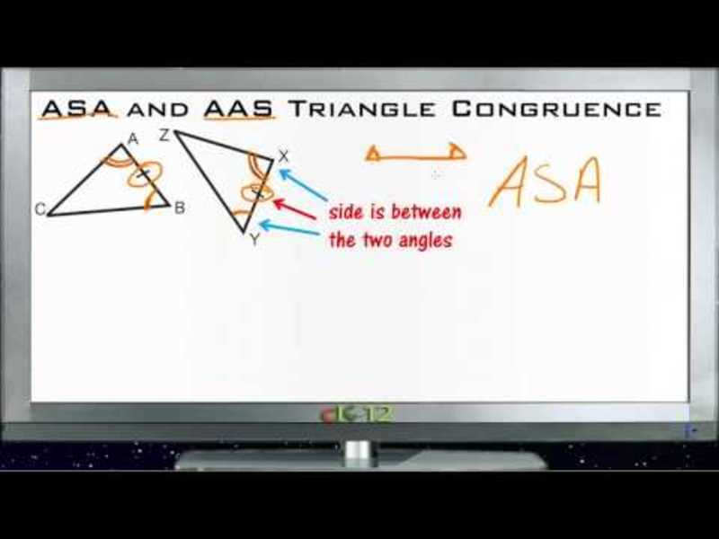 ASA and AAS Triangle Congruence Lesson Instructional Video