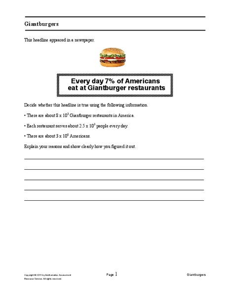 Giantburgers Assessment