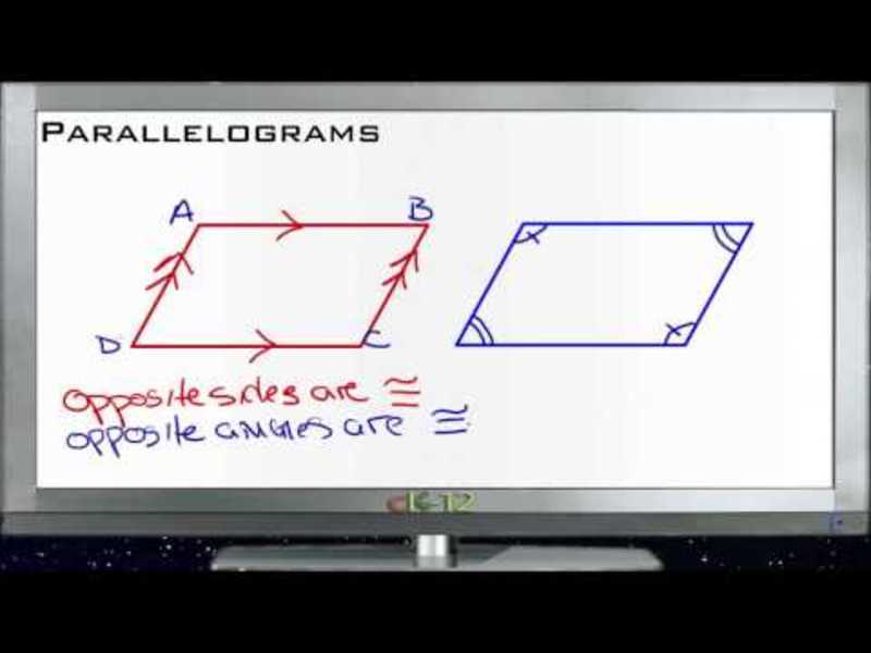 Parallelograms: Lesson Instructional Video